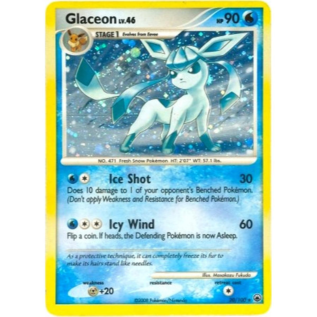 Glaceon - 20/100 (DP Majestic Dawn)