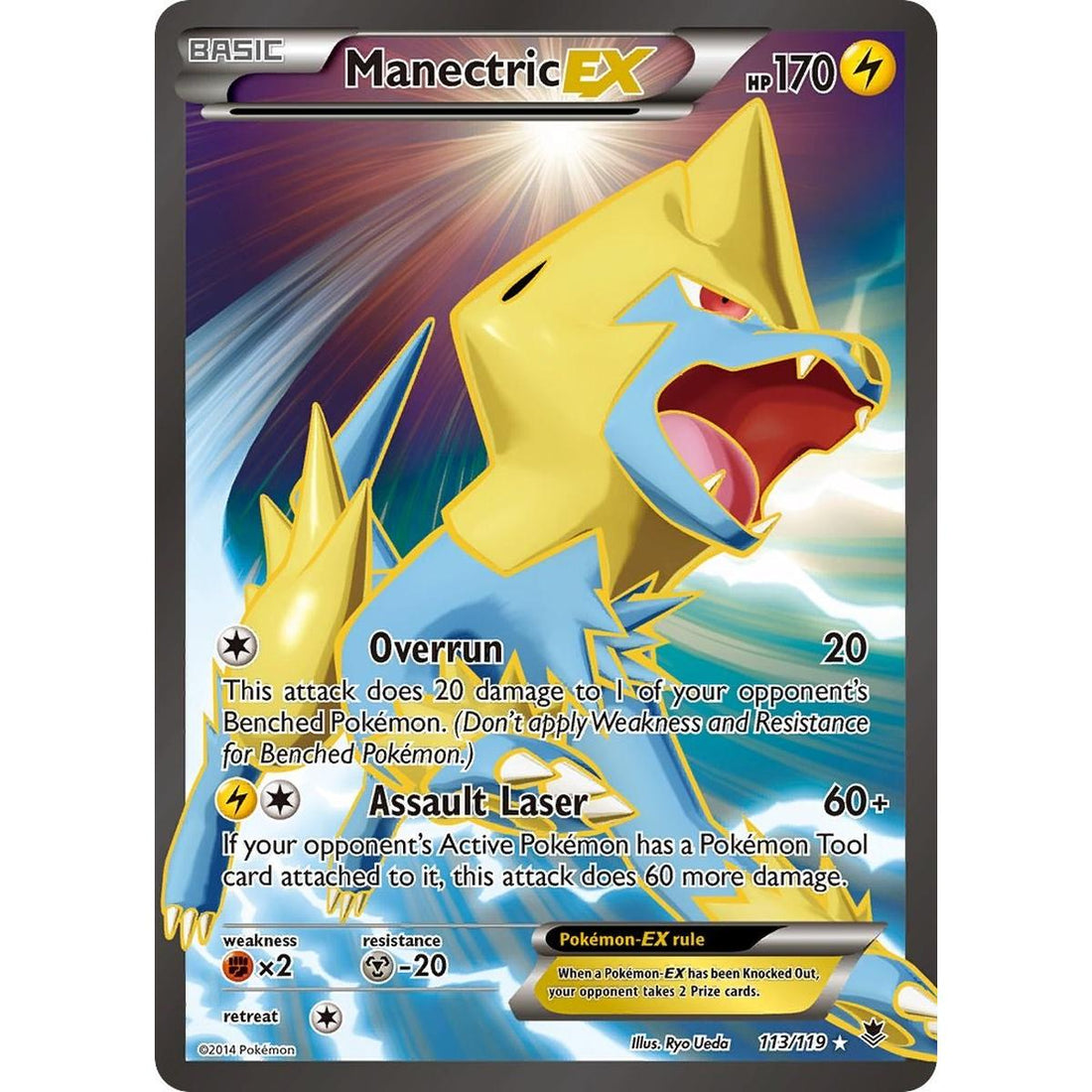 Manectric EX (113 Full Art)
