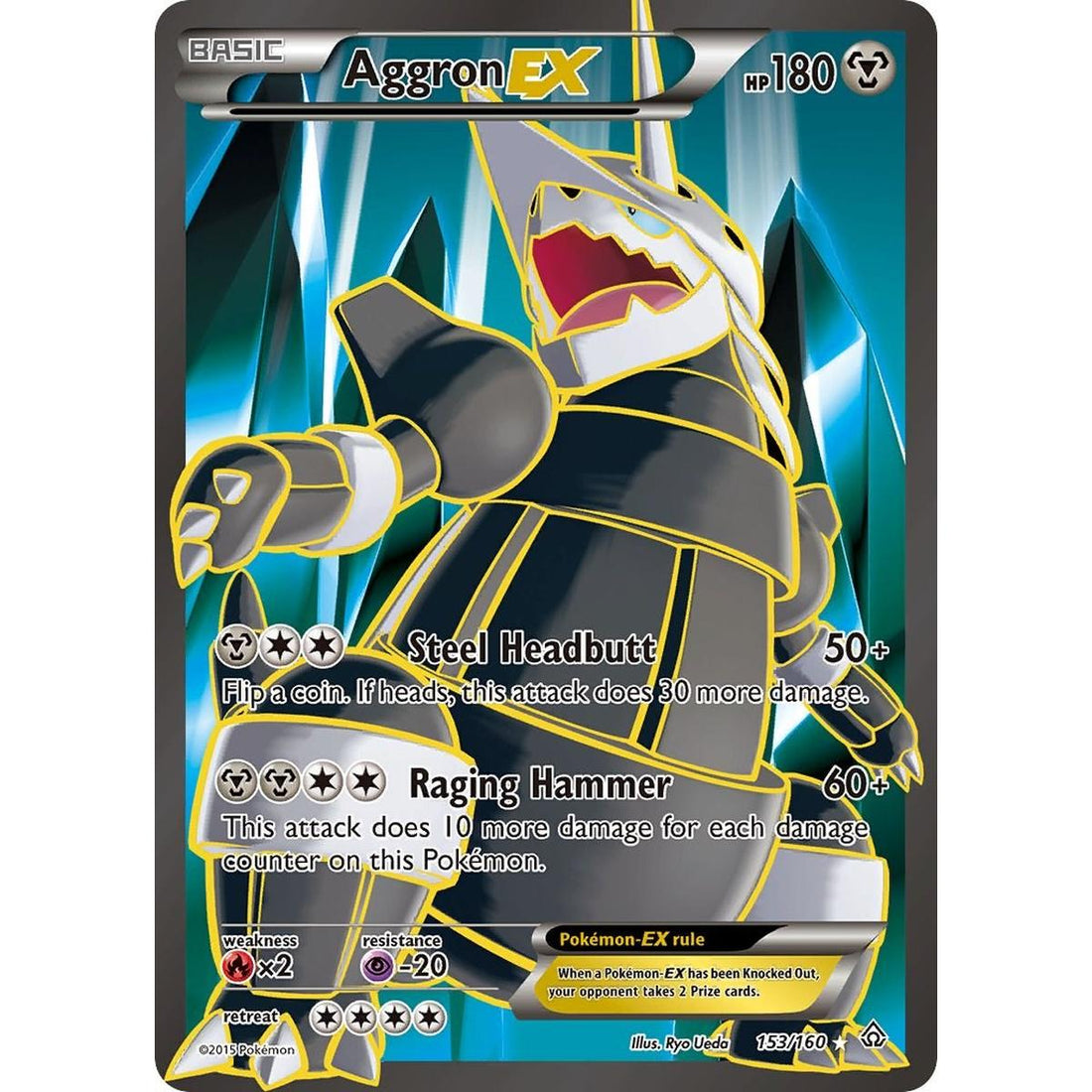 Aggron EX (153 Full Art)