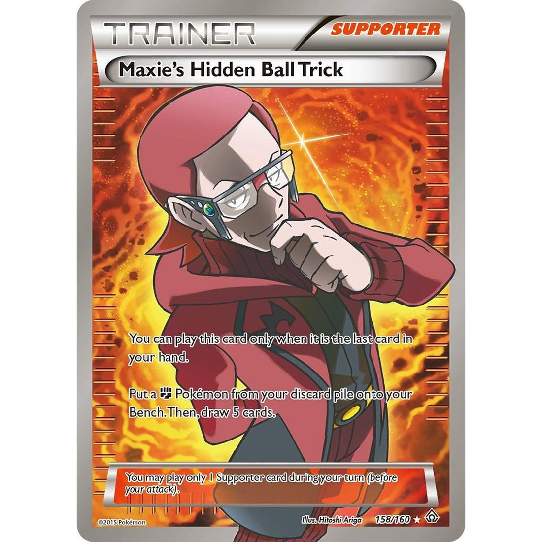 Maxie's Hidden Ball Trick (158 Full Art)