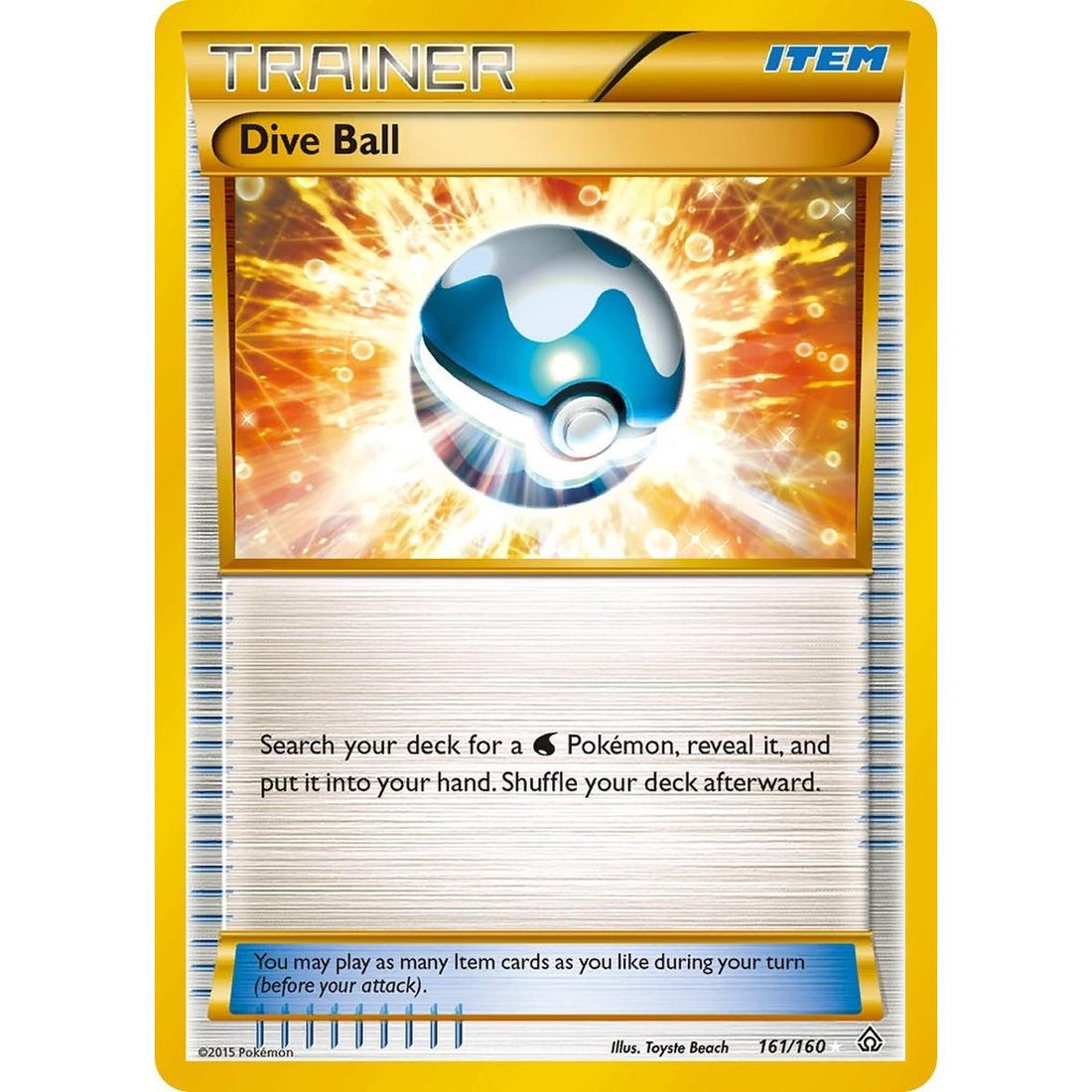 Dive Ball (161 Secret Rare)