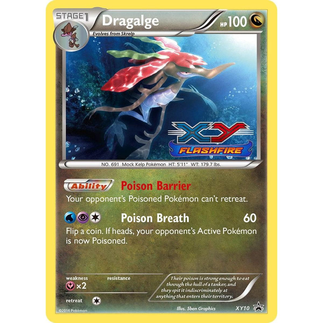 Dragalge - XY10 (Prerelease)