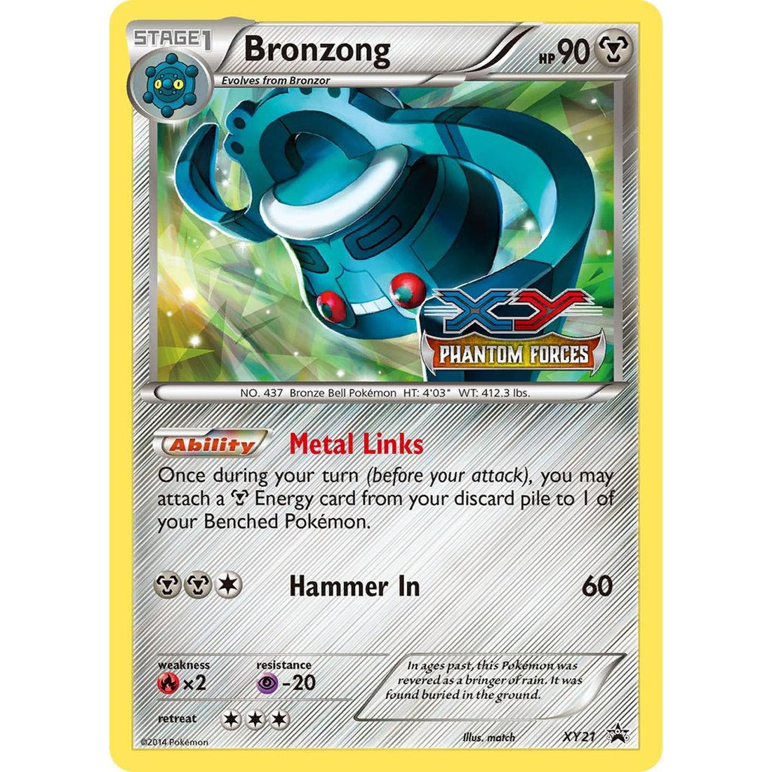 Bronzong - XY21 (Prerelease)