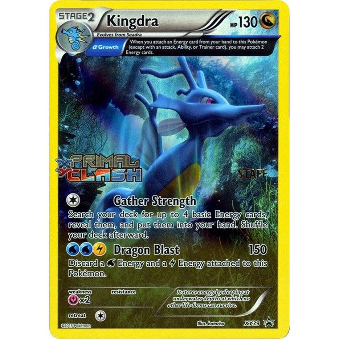 Kingdra - XY39 (Prerelease) [Staff]