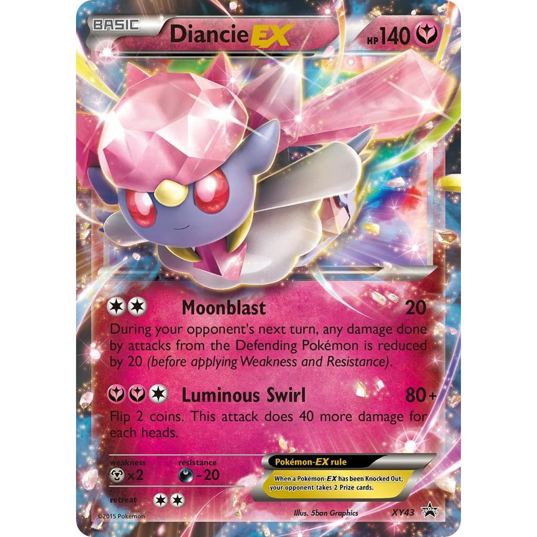 Diancie EX - XY43