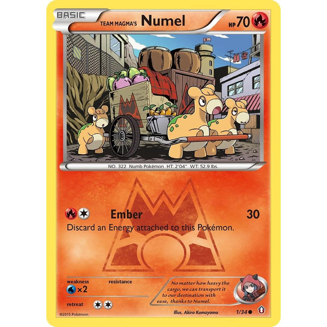 Team Magma's Numel
