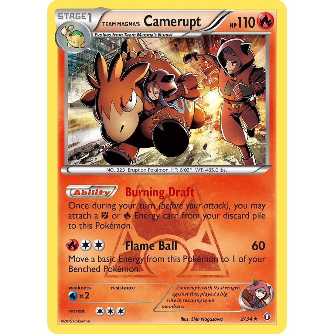 Team Magma's Camerupt