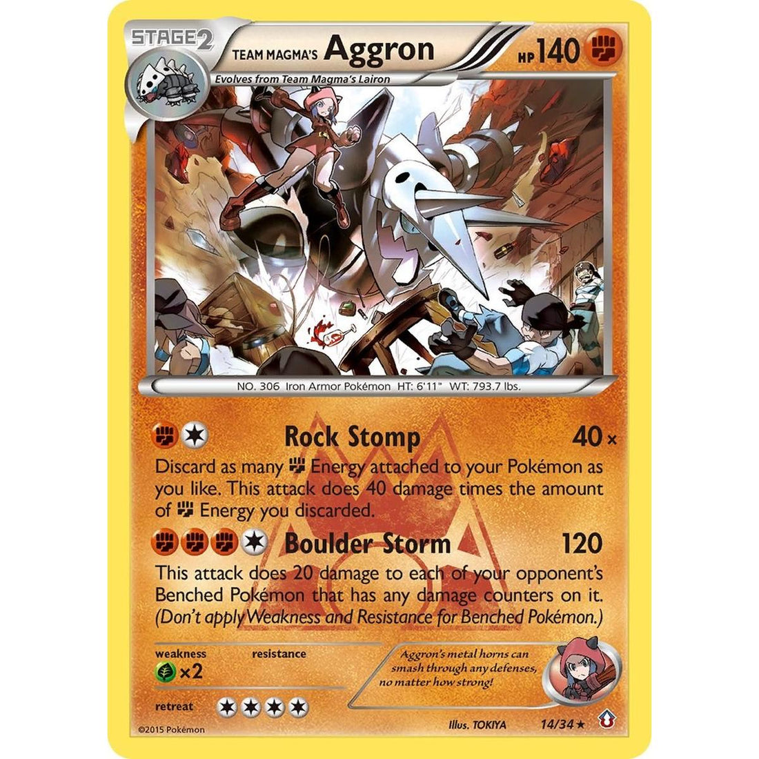 Team Magma's Aggron