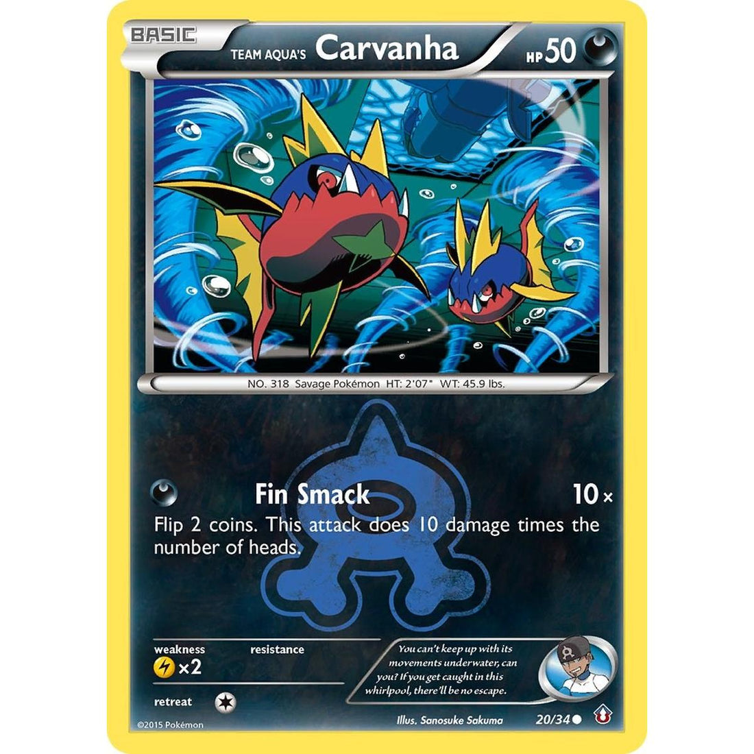 Team Aqua's Carvanha