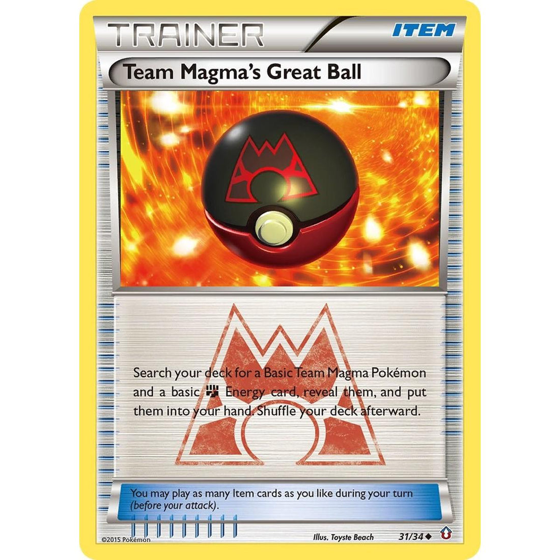 Team Magma's Great Ball