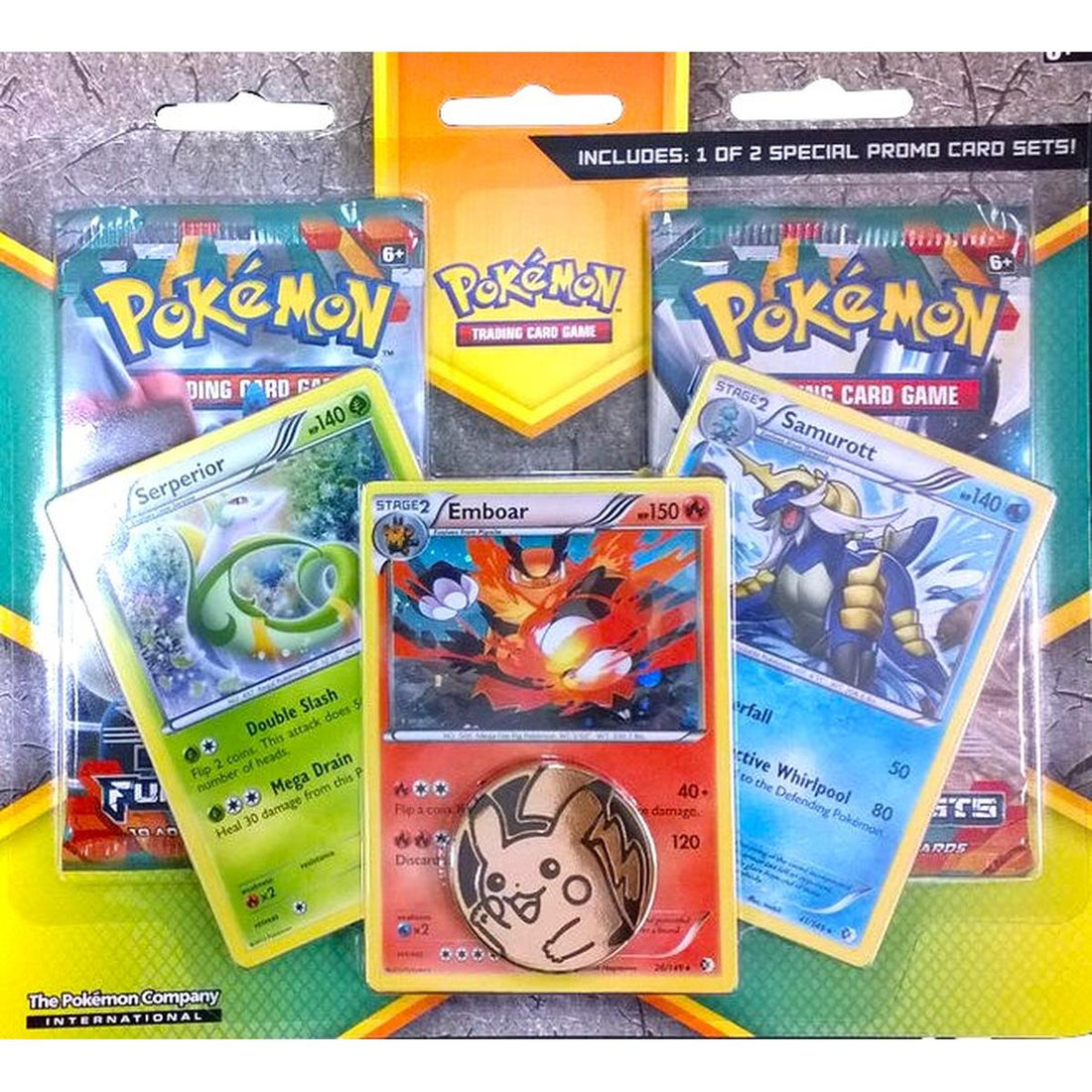 Furious Fists 2 Pack Blister [Unova Trio]