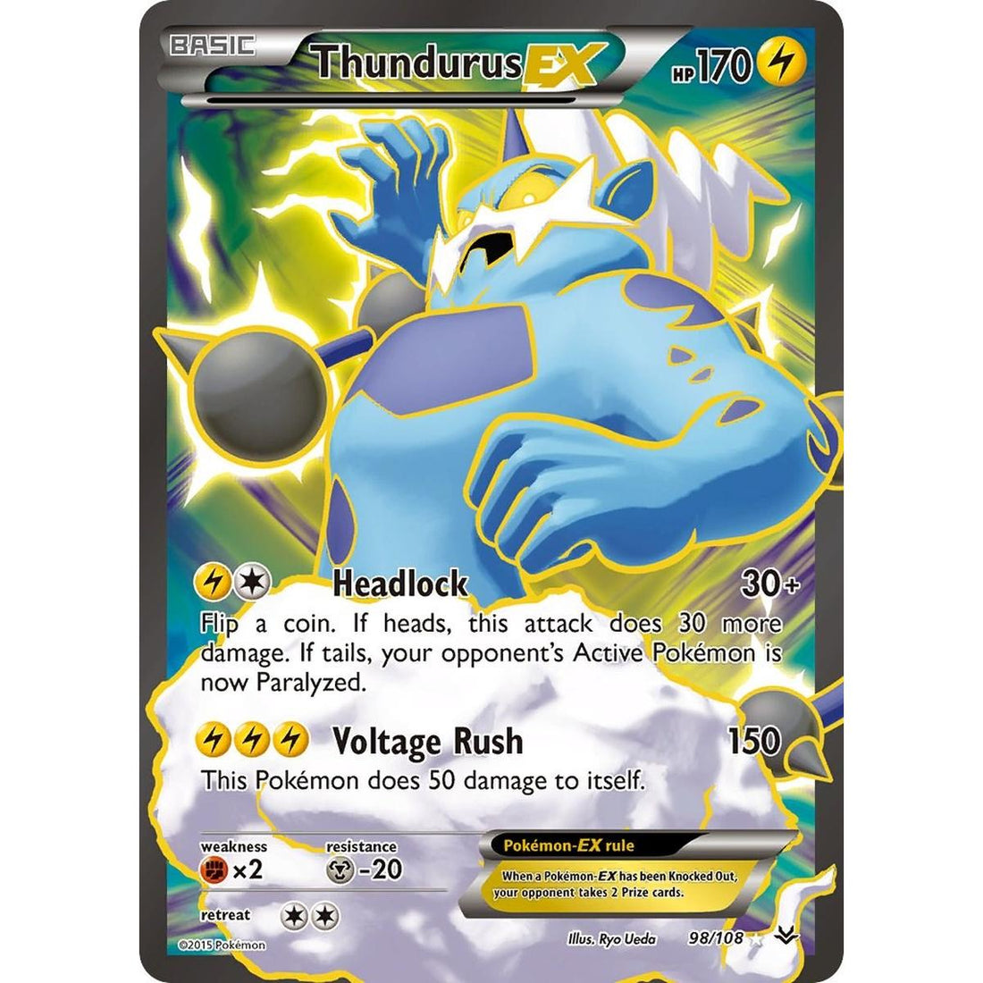 Thundurus EX (98 Full Art)