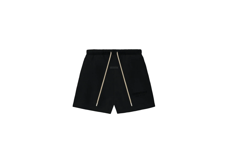 Fear Of God ESSENTIALS Sweat Shorts FW23 (Jet Black)