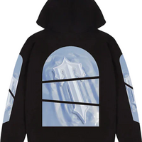 TrapStar Freeze Art Hoodie Black