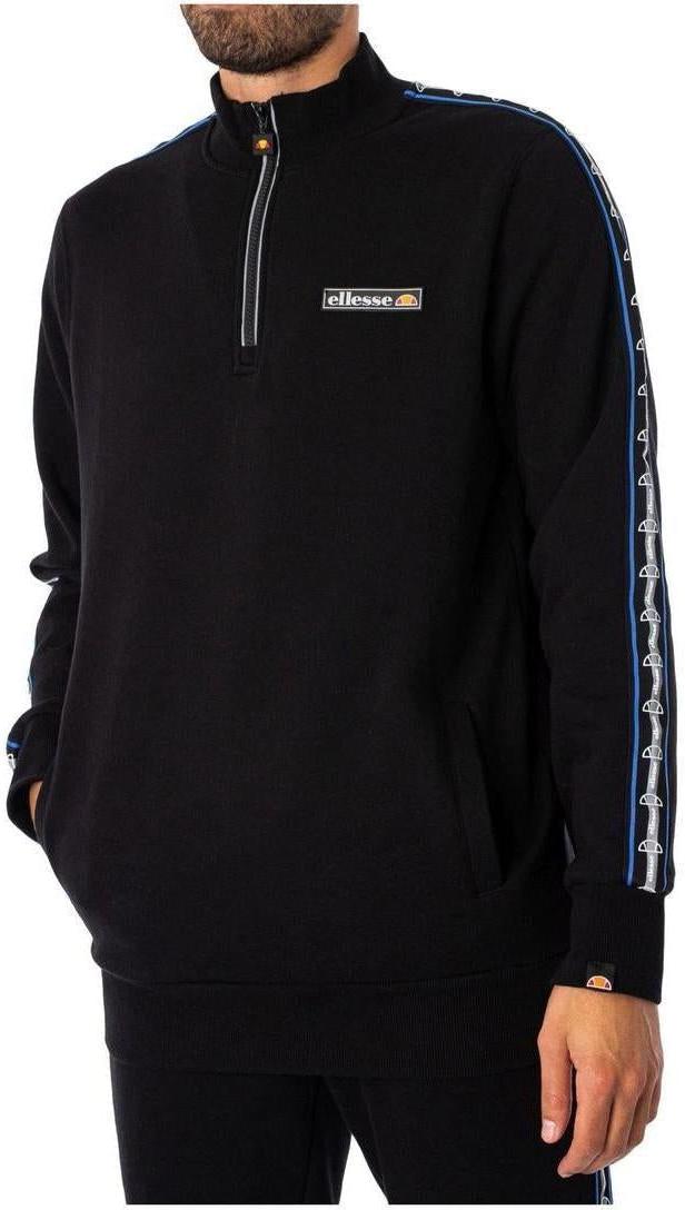 Ellesse Chimenco 1/2 Zip Track Jacket, Black