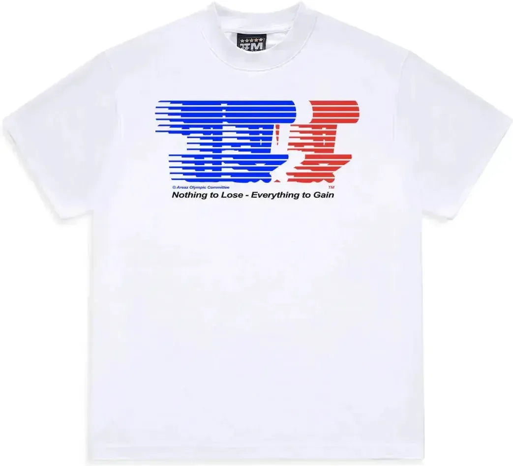 JUDAH TRIBE JOLYMPICS SHORT SLEEVE TEE - WHITE