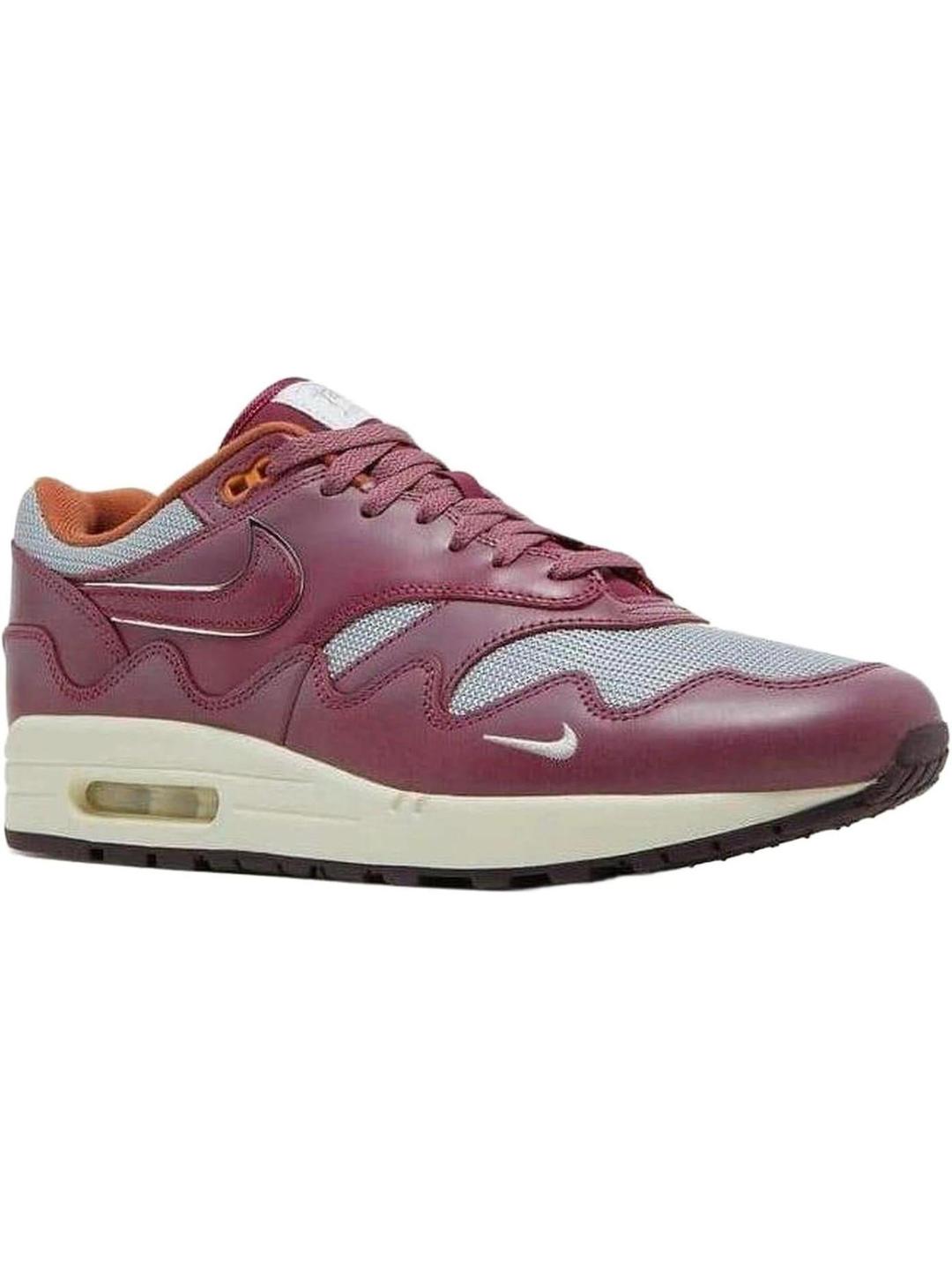 Nike Air Max 1 Patta Waves Rush Maroon (with Bracelet)