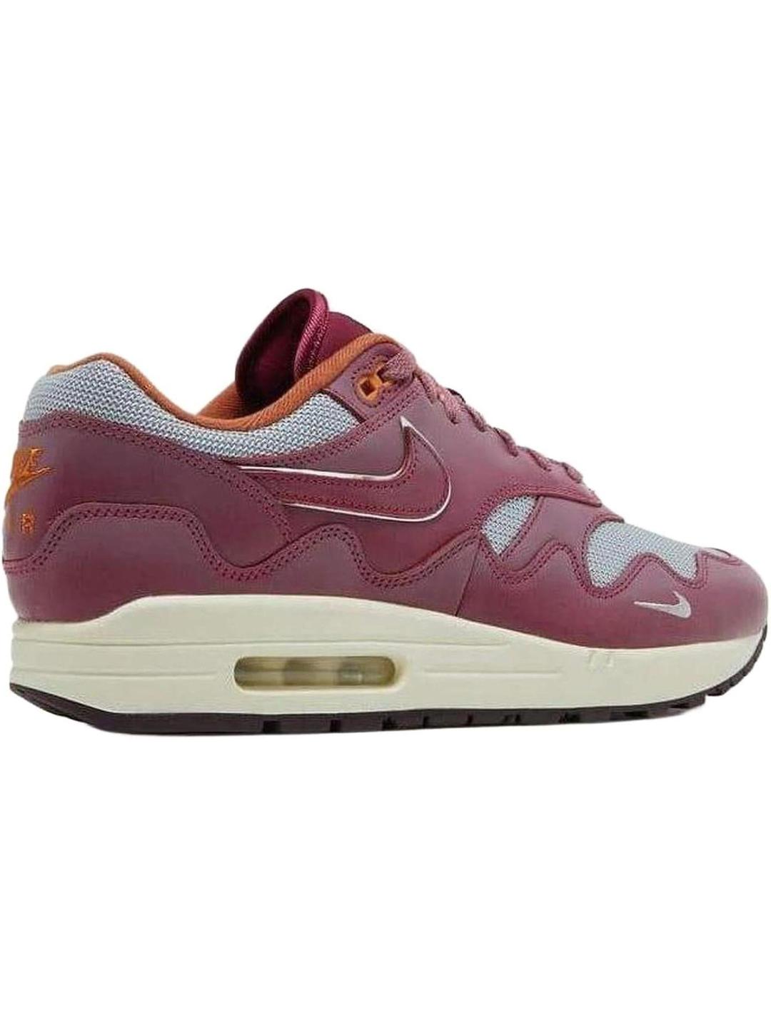 Nike Air Max 1 Patta Waves Rush Maroon (with Bracelet)