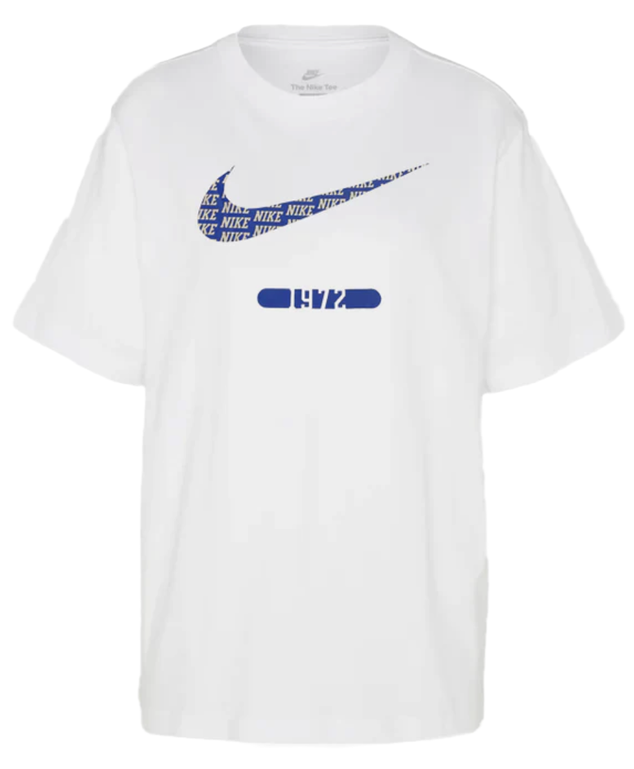 Nike Sportswear 1972 Swoosh Tee 'White/Blue'