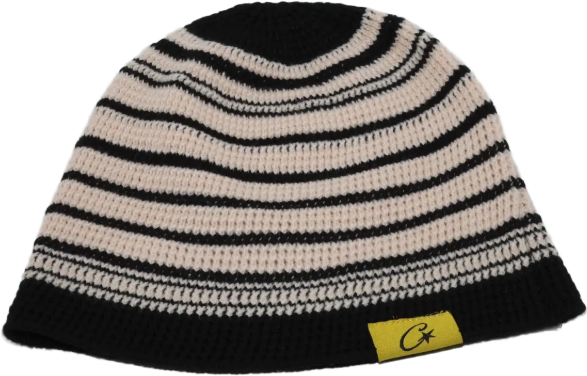 Corteiz Crochet Beanie Black