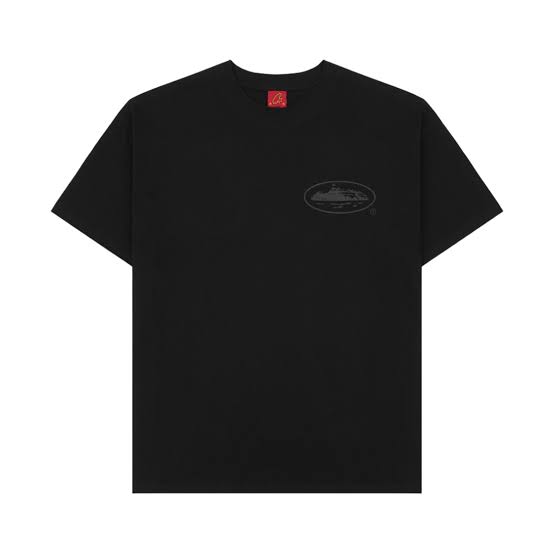 Corteiz Island Tee Triple Black