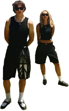 Title27 Jorts - BLACK
