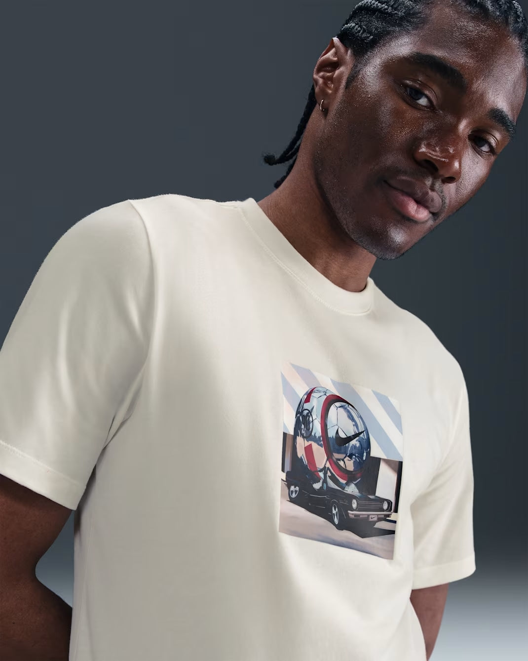 Nike Football Tee White