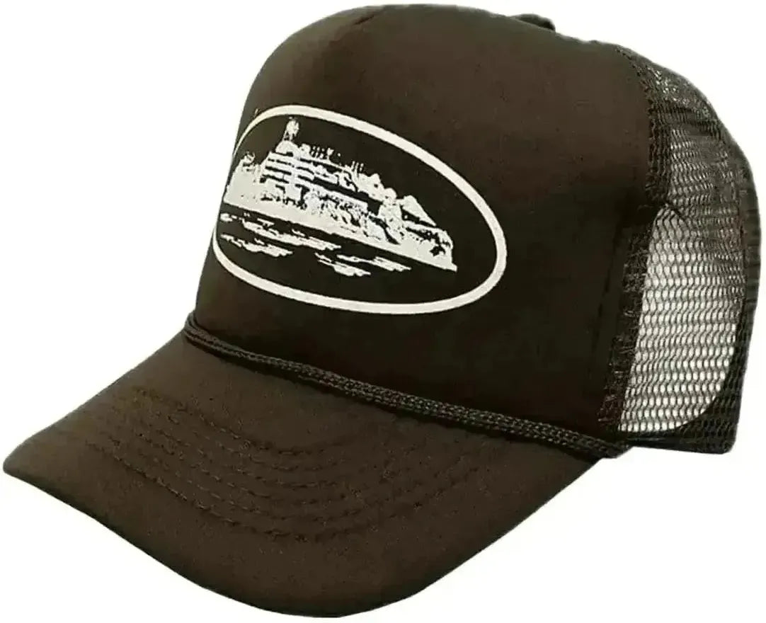 Corteiz Trucker Hat Brown