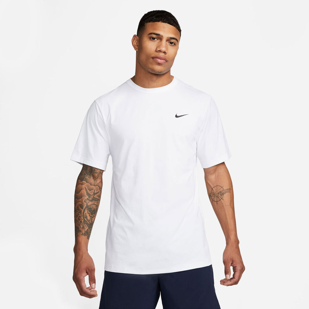NIke Mens White Tick Standard Fit Tshirt