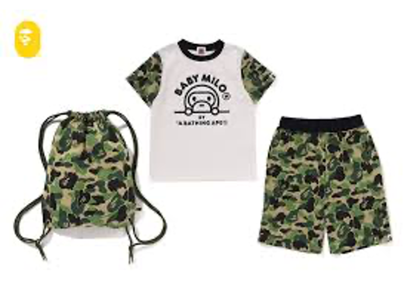 BAPE Kids ABC Camo Baby Milo Gift set