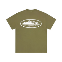 Corteiz Island Puff Print Tee Olive