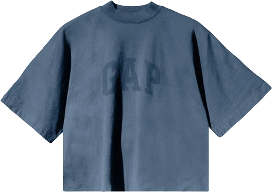 Yeezy Gap Balenciaga Dove No Seam Tee Dark Blue