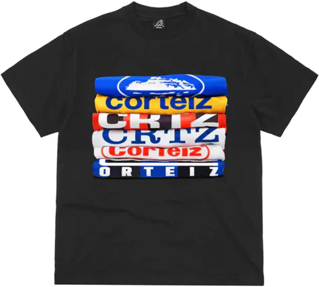 Corteiz T-Shirt Stack Tee Black