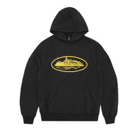 Corteiz Alcatraz Hoodie V2 'Black/Yellow'