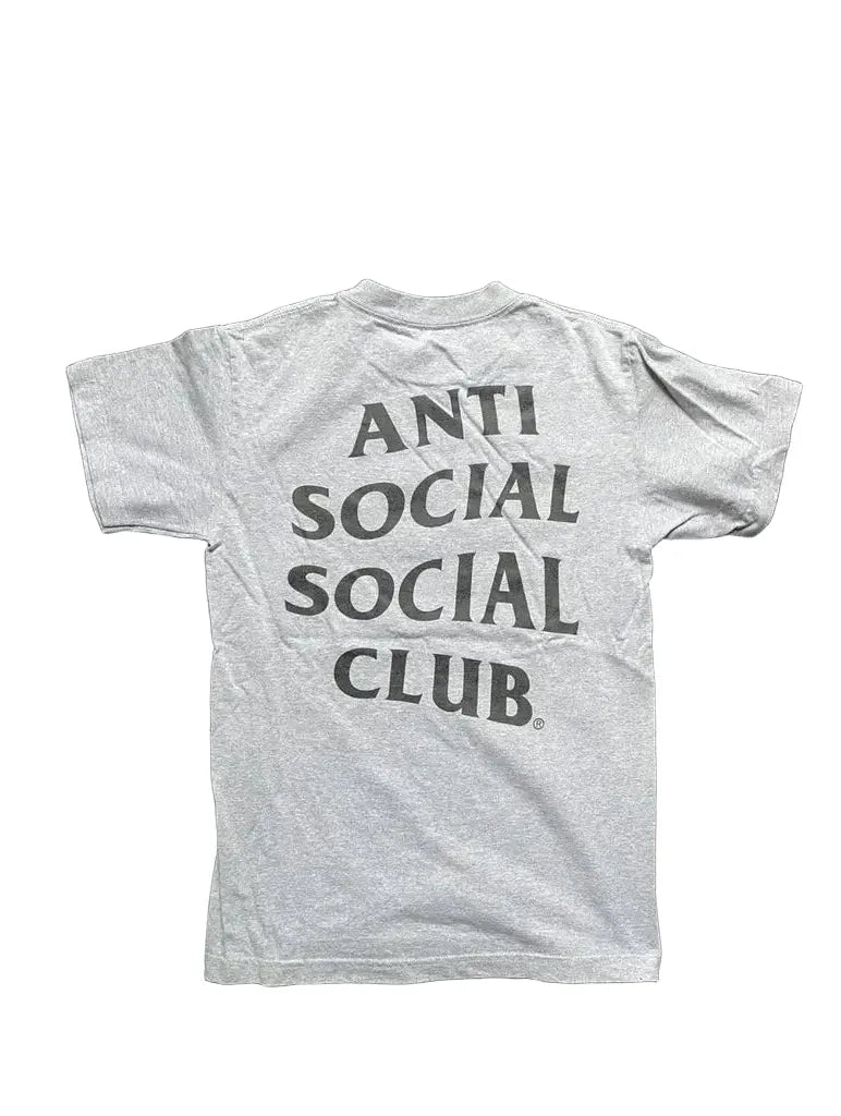 Anti Social Social Club Grey Cotton T-Shirt