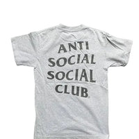 Anti Social Social Club Grey Cotton T-Shirt