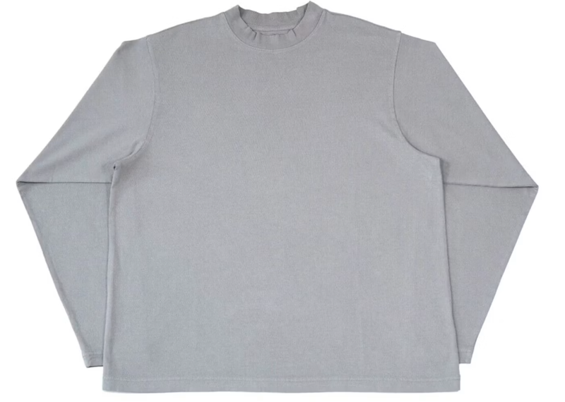 Yeezy x Gap Long Sleeve T-shirt Light Grey Men's - SS22