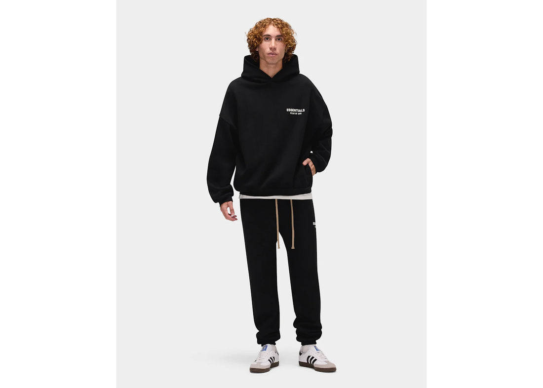 Fear of God Essentials Fleece Hoodie (FW24) Black