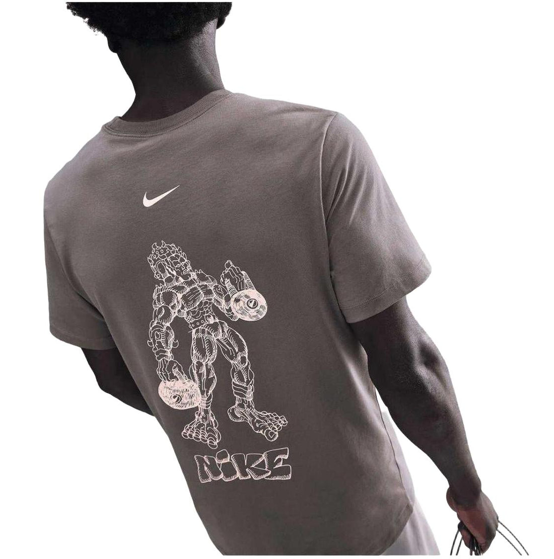 Nike Men's T-Shirt - Cave Stone/Washed Coral
