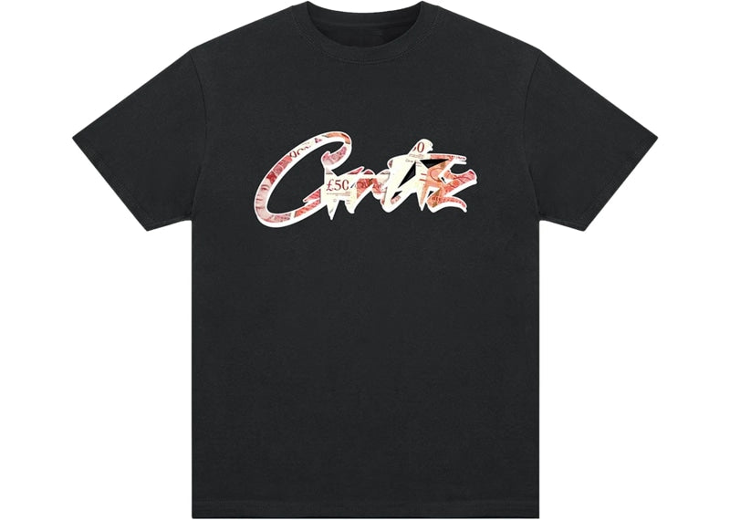Corteiz Money On My Mind Tee Black