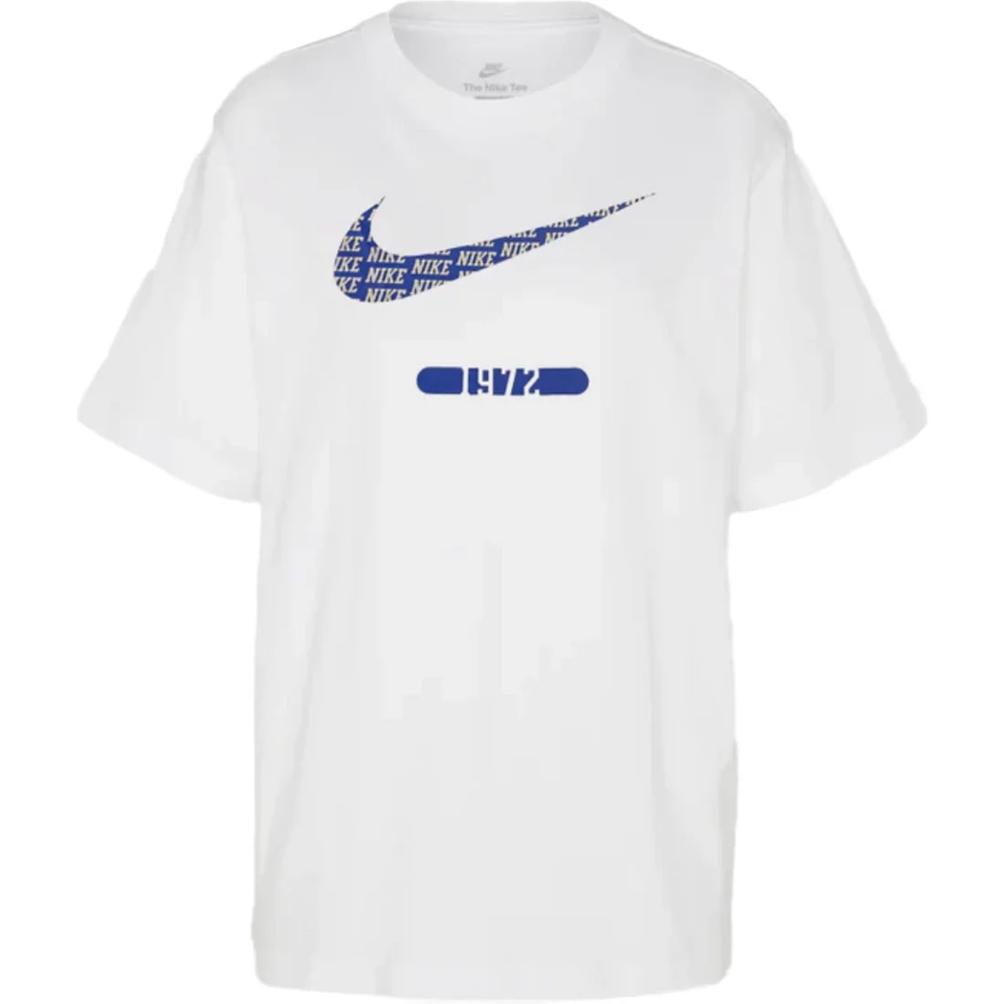 Nike Sportswear 1972 Swoosh Tee 'WhiteBlue'