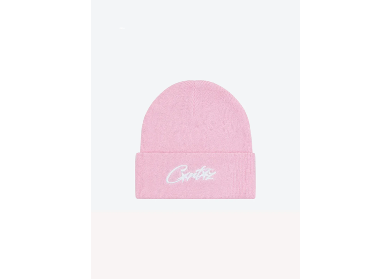 Corteiz Allstarz Folded Beanie Pink