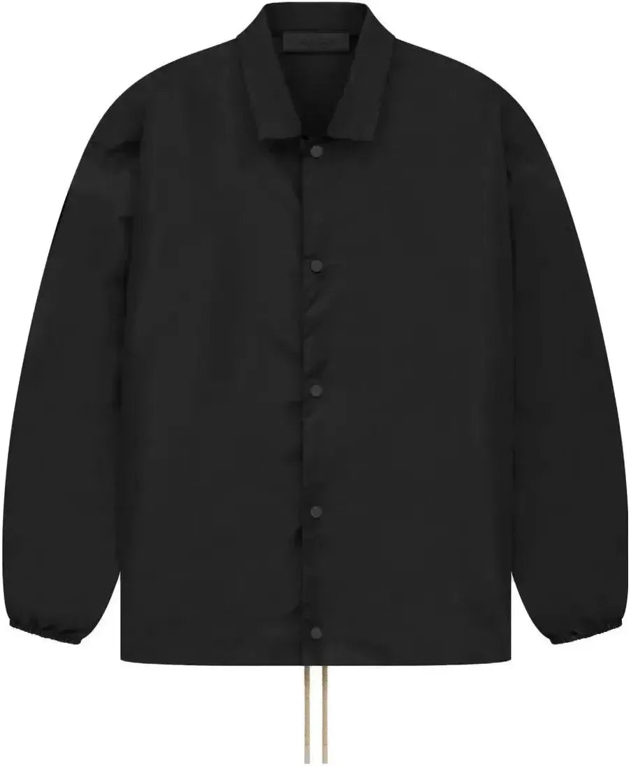 Fear of god essentials coaches jacket black