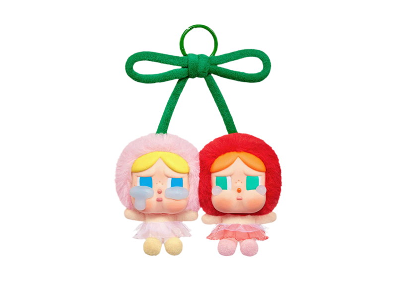POP MART CRYBABY Crying For Love Series Plush Pendant 'Love You Cherry Much'