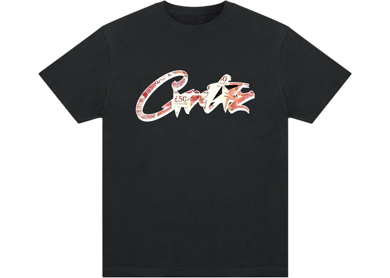 Corteiz Money On My Mind Tee Black