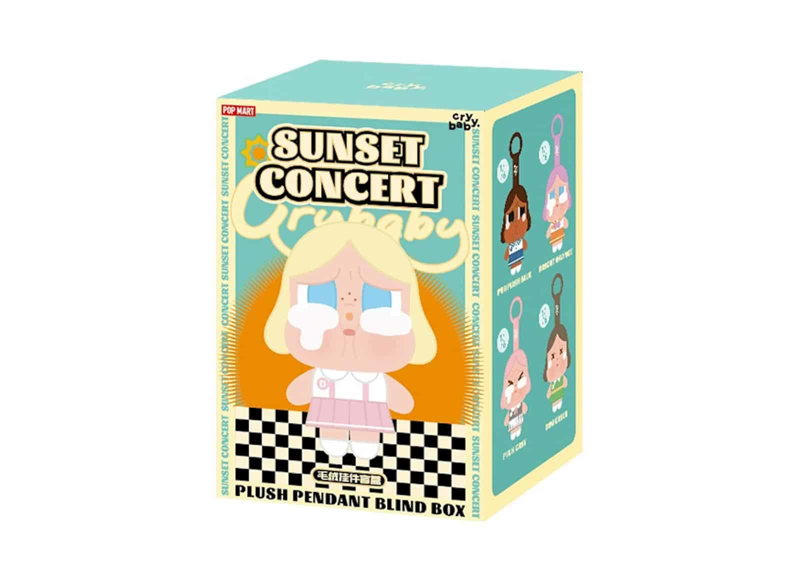 Pop Mart CryBaby Sunset Concert Series Plush Pendant Blind Box