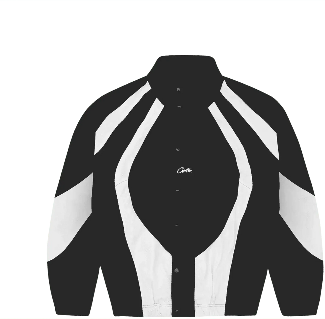 Corteiz Vertigo Shuku Jacket 'Black/White'