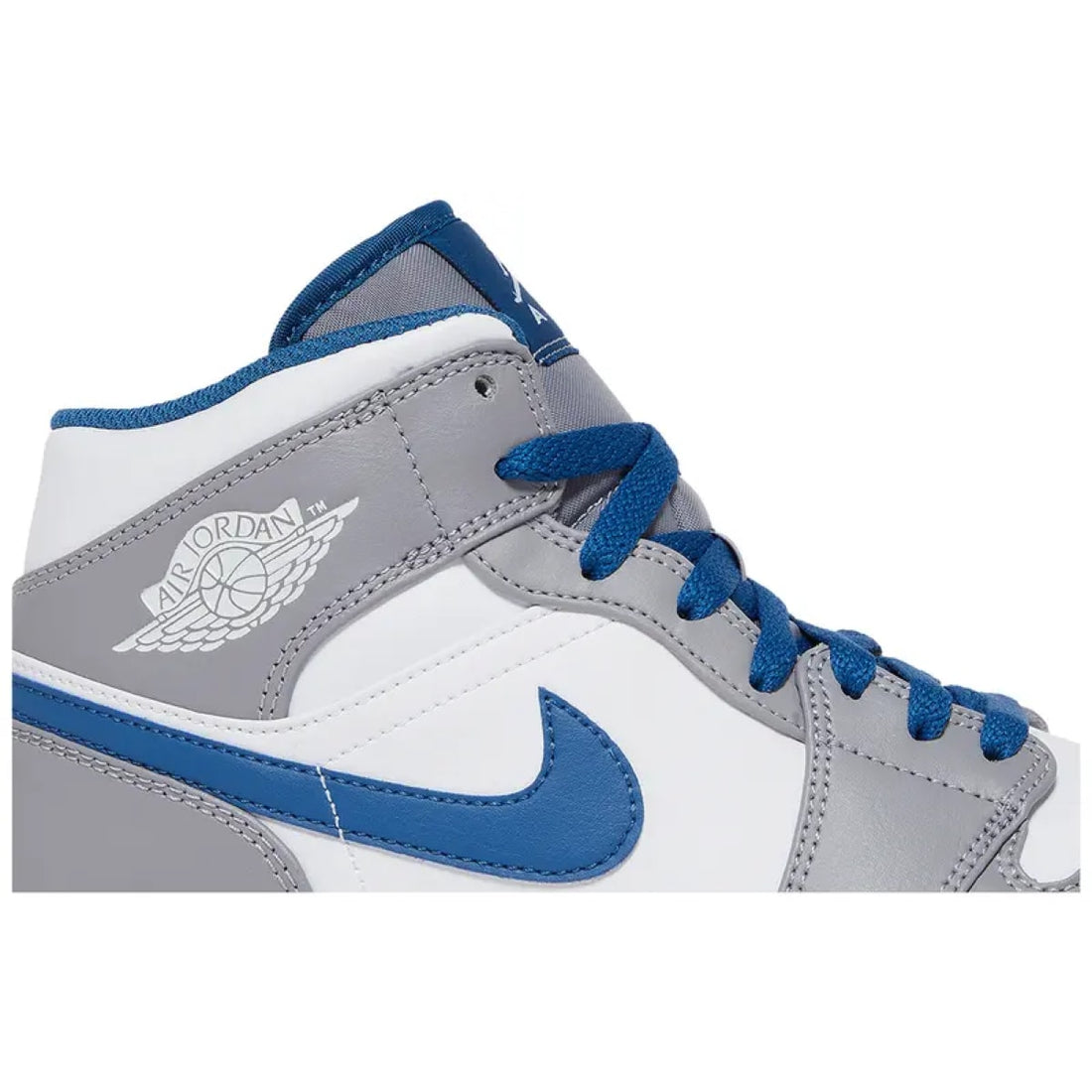 Air Jordan 1 Mid 'Cement True Blue'