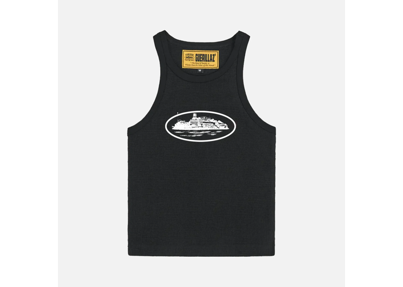 Corteiz Women's alcatraz Tank Top white/black