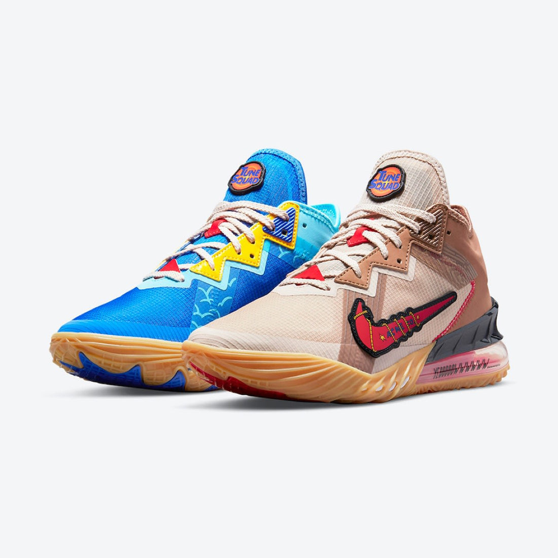Nike LeBron 18 Low Wile E. vs Roadrunner Space Jam